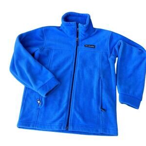 Columbia Children's S blue fleece full zip jacket